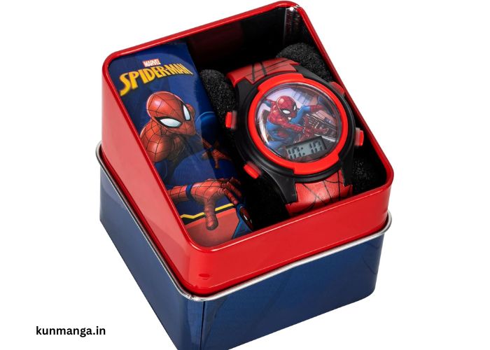SpiderMan Watch – Fun Digital LCD with Light-Up Bezel for Kids (1)